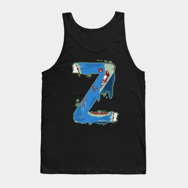 Z for ZOMBIE Tank Top by AngoldArts